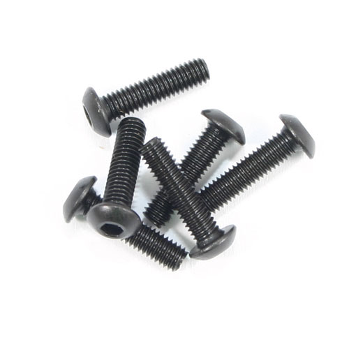 FTX Button Head Hex Screw M3*12 6pcs