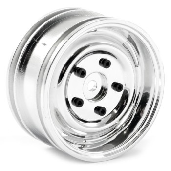 FTX Outback Steel Lug Wheel (2) - Chrome