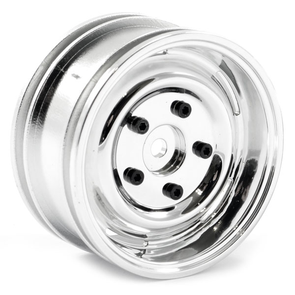 FTX Outback Steel Lug Wheel (2) - Chrome