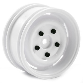 FTX Outback Steel Lug Wheel (2) - White