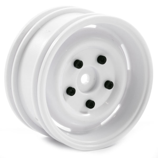 FTX Outback Steel Lug Wheel (2) - White