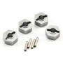 FTX Mauler Aluminium Wheel Hex W/pins (pcs)