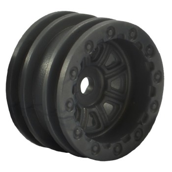 FTX Outback Mini Wheel Set - Black (4pc)